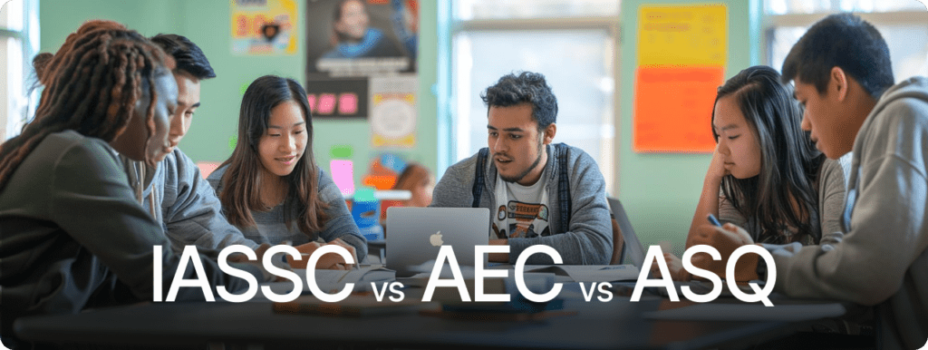 aec vs asq vs iassc